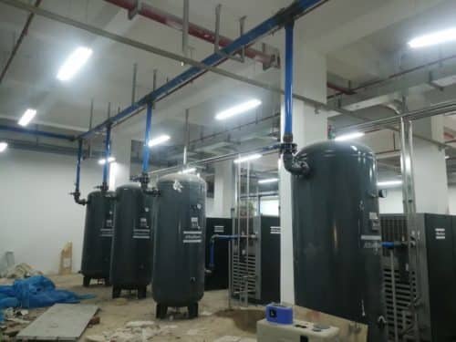 GA26 35 Hp 26 Kw Atlas Copco Rotary Screw Air Compressors 13 Air Receiver Air Tank Atlas Copco China Supplier