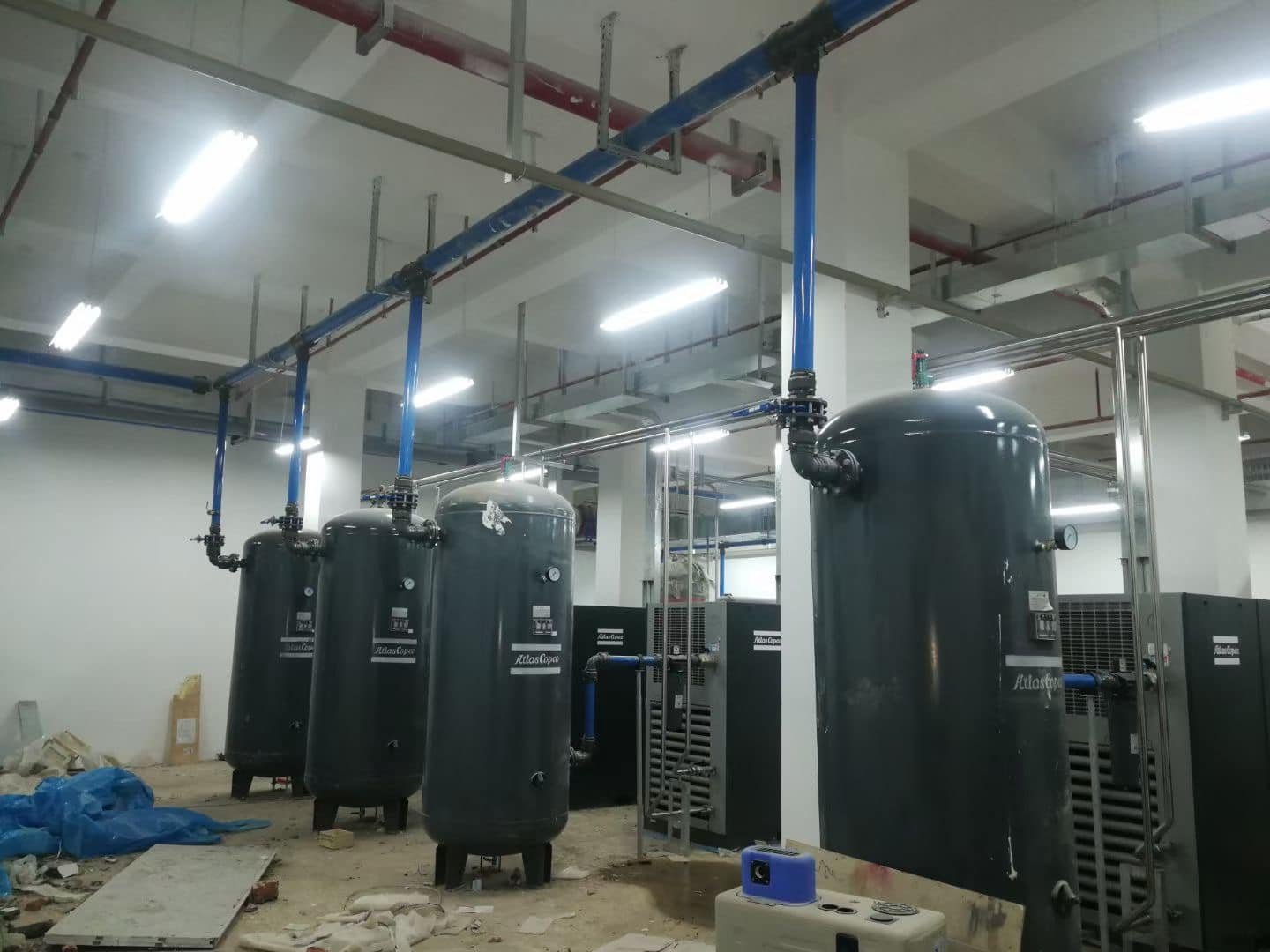 GA26 35 Hp 26 Kw Atlas Copco Rotary Screw Air Compressors 8 Air Receiver Air Tank Atlas Copco China Supplier