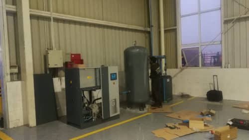 GA75, GA75+ Atlas Copco 100 HP Oil Injected Air Compressors 12 Atlas Copco Air Compressor Factory outlook