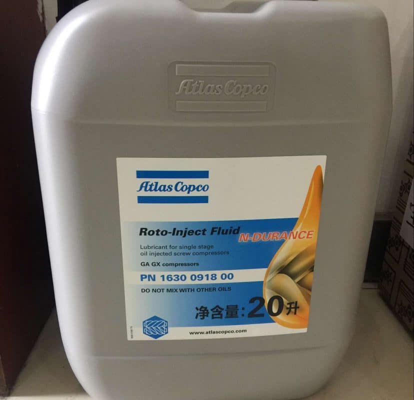 Atlas Copco Genuine Lubricant Catalog 2021-2022 3 Roto Inject Single stage Screw Air Compressor Oil Ndurance