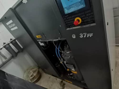 GA37 GA37+ Atlas Copco 50HP Rotary Screw Air Compressors (Oil Injected) 11 G37FF Atlas Copco Rotary Screw Oil Injected air compressr