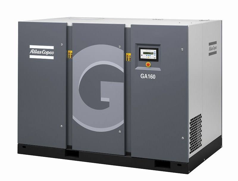 Atlas oil-injected Screw Air Compressors G110 G132 G160 G250 90-250 kw 2 GA160 Atlas Copco Rotary Screw Air Compressor