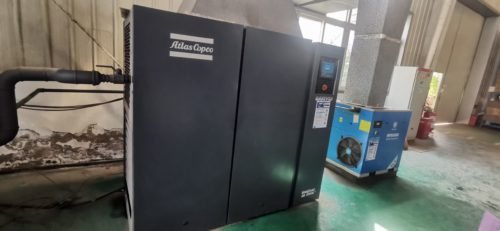 GA55, GA55+ Atlas Copco 75 HP Oil Injected Air Compressors 12 GA55VSD Atlas Variable Speed Drive Air Compressor China Dealer