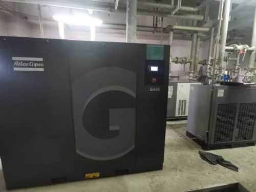 GA90, GA90+ Atlas Copco 120 HP Oil Injected Air Compressors 10 GA90 of Atlas Copco 90kw 120 hp Rotary air compressor