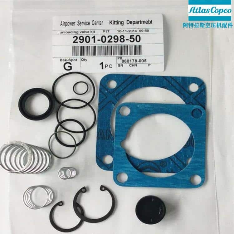 2901029850 Atlas Copco Unloader Valve Service Kit -Genuine Parts 5 2900 1008 00 Original SERVICE KIT Atlas Copco