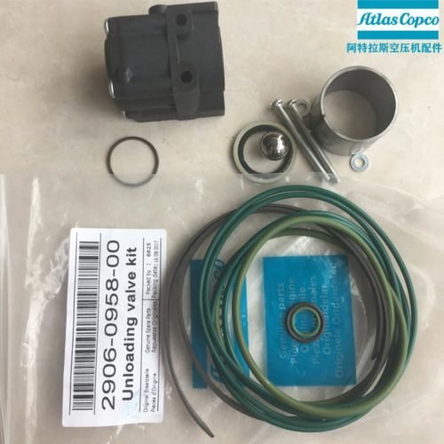 2906095800 Genuine Atlas Copco GA132 Unloading Valve Maintenance Kit 9 2906095800 Genuine Atlas Unloading Valve Maintenance Kit