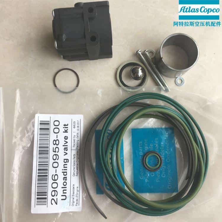 2906095800 Genuine Atlas Copco GA132 Unloading Valve Maintenance Kit 5 2906095800 Genuine Atlas Unloading Valve Maintenance Kit