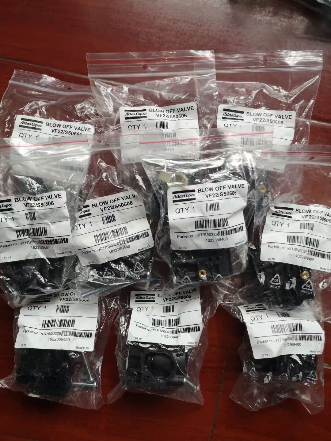 Atlas Copco 4000 800016000 Hours Maintenance Kit Part Numbers List