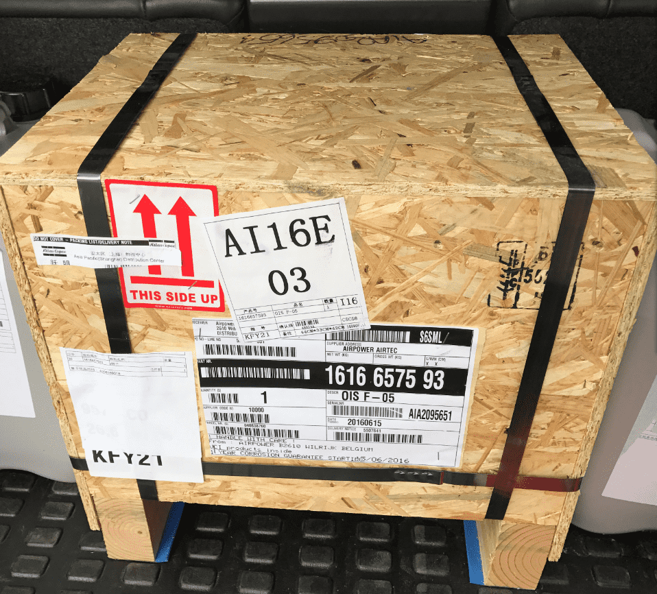 1616 5851 87 Atlas Copco O.F.S. G-27 ZR/ZT Oil-Free Screw Air Compressor 5 Atlas Copco Genuine Airend 1616 6575 93 Screw Element