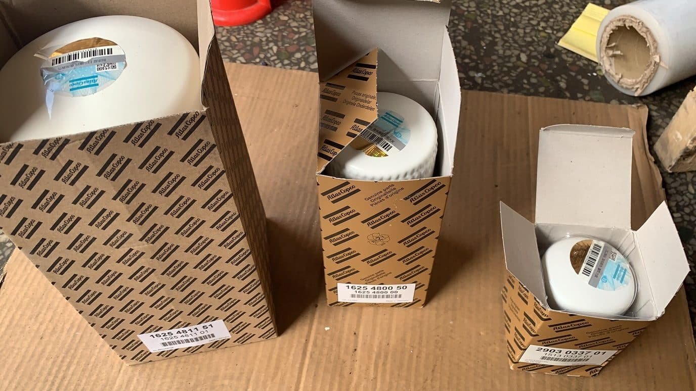 2903087100=1622087100 GENUINE OIL SEPARATOR Atlas Copco China Supplier 4 1625481151 Original OIL SEPARATOR Atlas Copco Air Compressors Trade Service