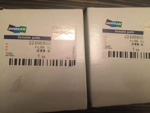 22532378 Genuine Original Fuel Filter Doosan China Supplier 9 22496905 Doosan ORIGINAL Oil Filter China Supplier