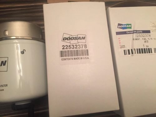 22532378 Genuine Original Fuel Filter Doosan China Supplier 11 22532378 ORIGINAL Doosan Fuel Filter 10 MIC Element
