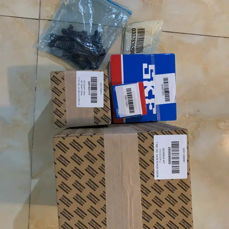 2906 0969 00/2906 0970 00 Gearbox Overhaul kit (C146/C190) Atlas Copco GA90-110-132-160 3 Atlas Copco GEARBOX KIT 2906096900 - Compressor and Parts