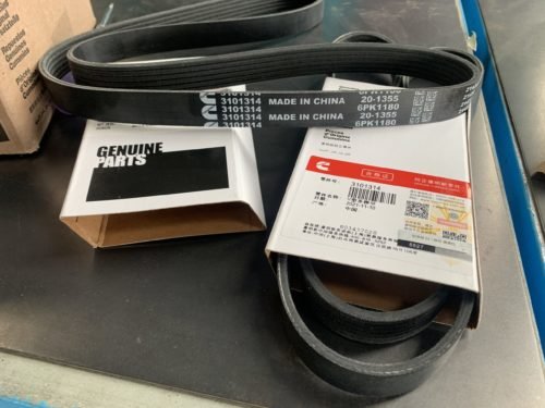 Sullair Cummins 3104680 = 3101314 Genuine Original V Ribbed Belt
